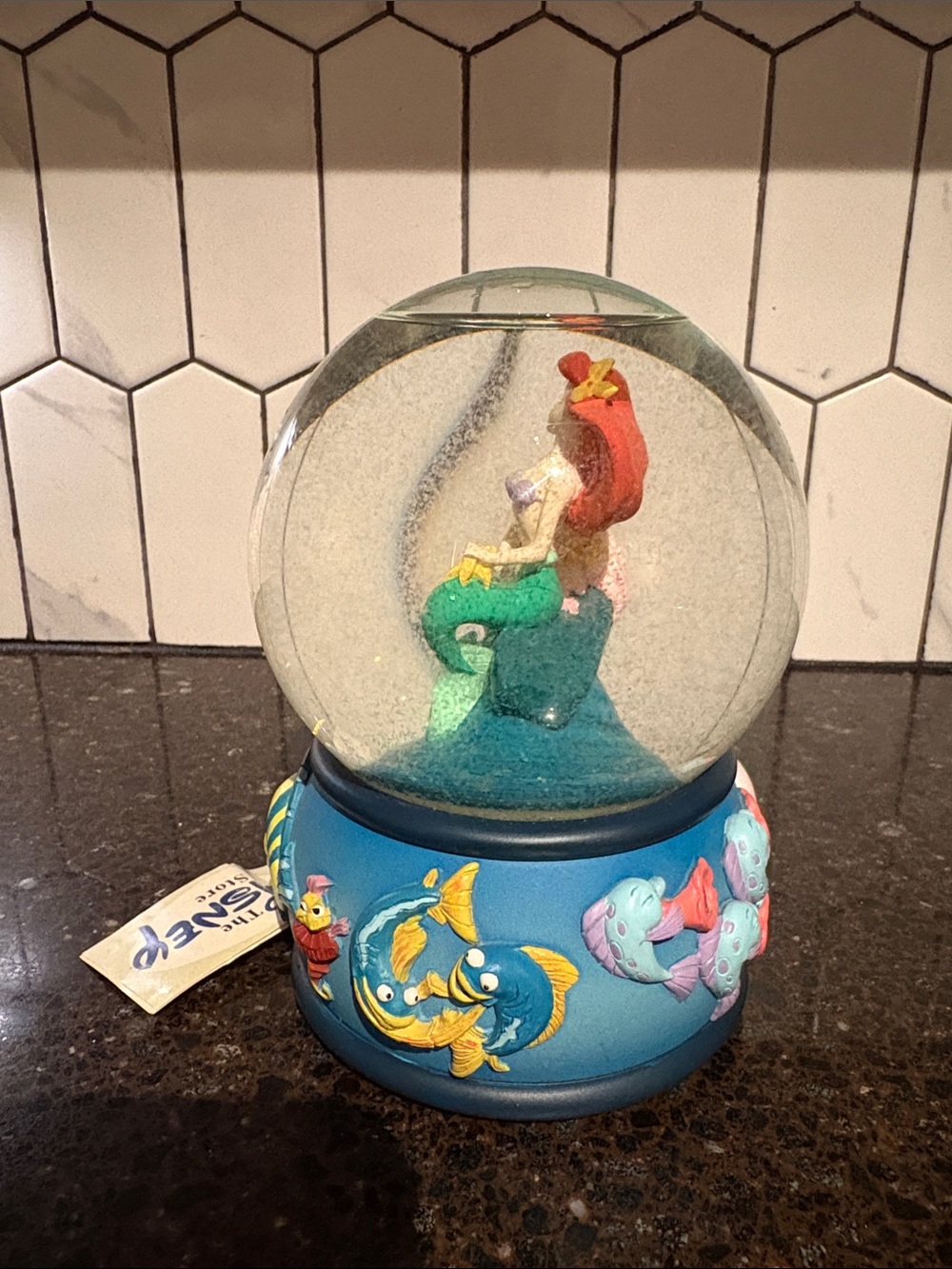 Disney The Little Mermaid Ariel Snow Globe - Blue, Red, Green, Yellow - Picture 2 of 6